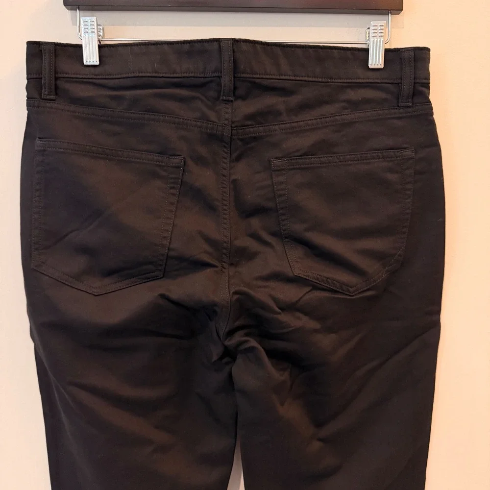 Quince Comfort Stretch Traveler 5 Pocket Pants Slim Office Date Black 34 34 NWT